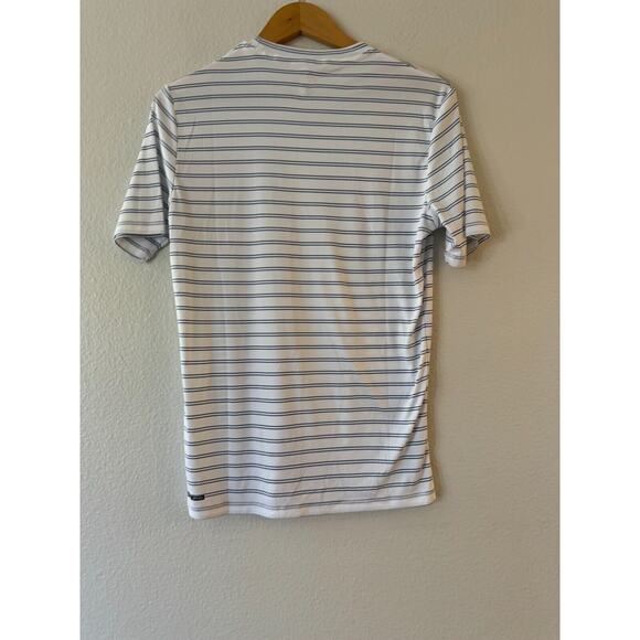 Rip Curl Men's Plain Stripe Short Sleeve Rashguard Top - Picture 5 of 9